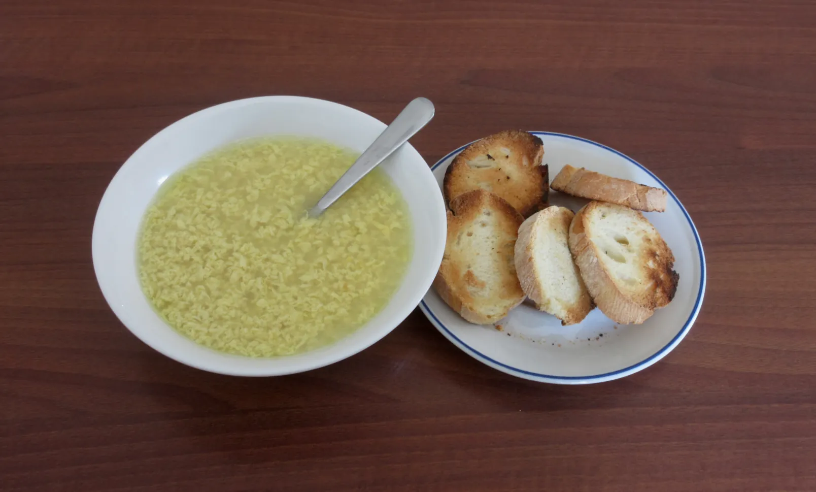 Stracciatella soup